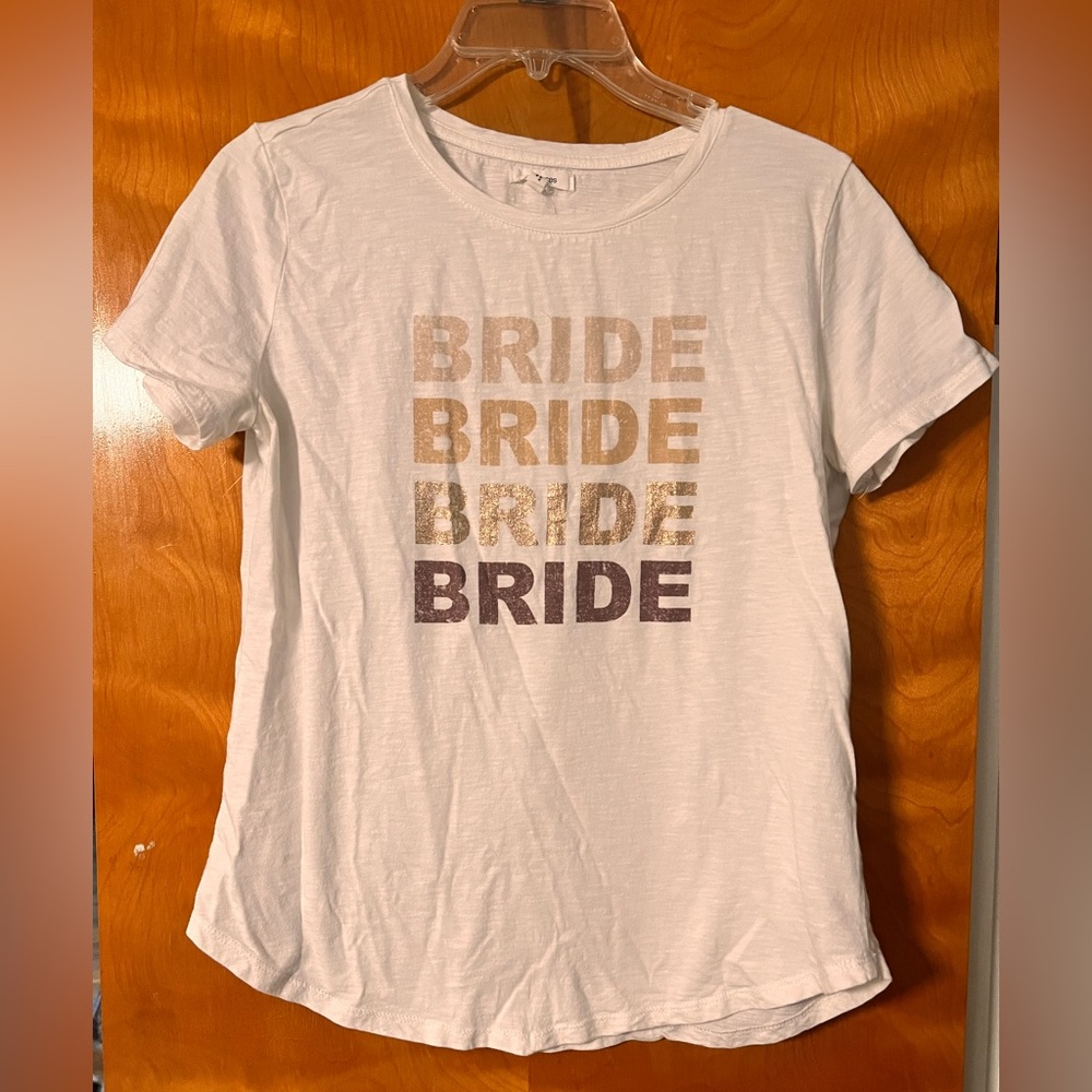 BRIDE White Tee - Size Medium